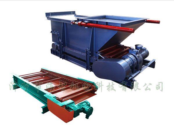 鏈板式給料機(jī)包括電控系統(tǒng)，電控系統(tǒng)包括就地控制系統(tǒng)和/或遠(yuǎn)程控制系統(tǒng)